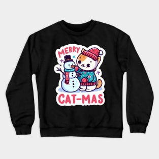 Merry Cat-Mas Crewneck Sweatshirt